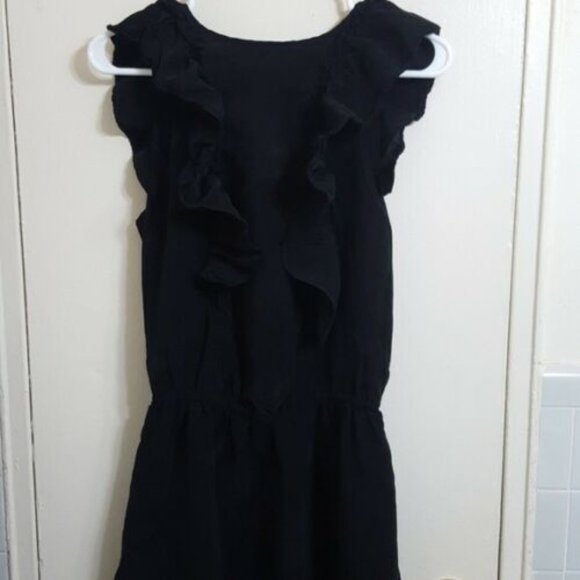 Objects Without Meaning Small Black Ruffle Dress Sleeveless GUC - Picture 7 of 8